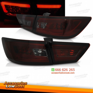 PILOTOS RENAULT CLIO 4 13-16 LIGHT BAR ROJO AHUMA