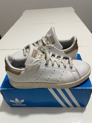 Adidas Stan Smith Donna Bianco Oro