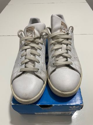 Adidas Stan Smith Donna Bianco Oro