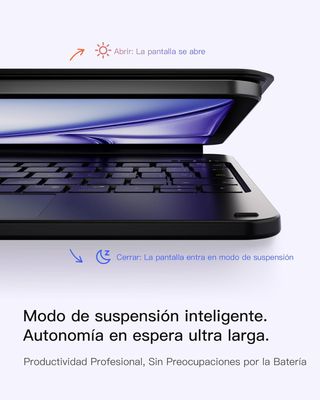 Inateck NeoMagic Funda iPad Air 11'' + teclado ES