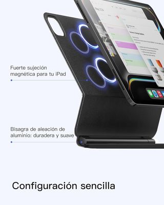 Inateck NeoMagic Funda iPad Air 11'' + teclado ES