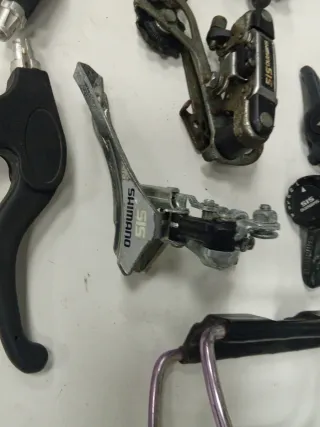 Lote repuestos bicicleta: pedales, frenos, cambios