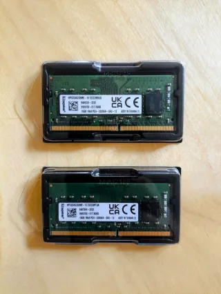 32GB DDR4 Dual Channel Kingston 3200 (2x16GB) RAM