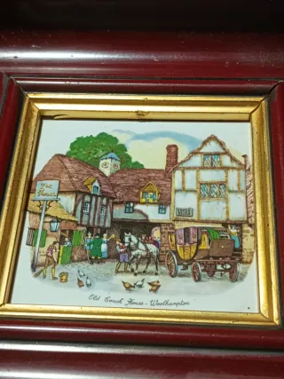 Cuadro Cerámica Old Coach House, vintage