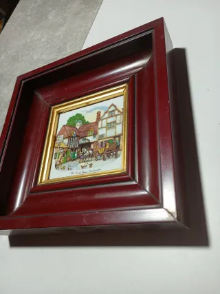 Cuadro Cerámica Old Coach House, vintage