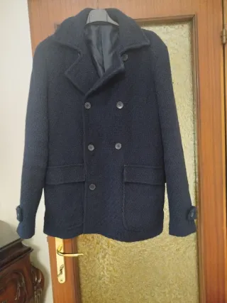 Giaccone uomo blu taglia L