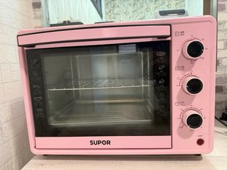 Horno de mesa rosa SUPOR
