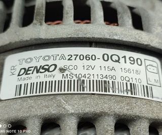 Alternador 270600q190 toyota aygo x-cite 2004658