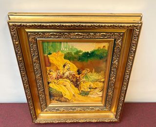 Cuadro con Escena Romántica