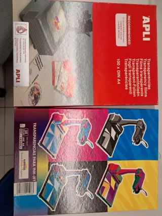 APLI Transparencias para Ink-Jet DIN A4