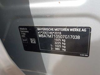 449715 llanta 7jx16 bmw serie 1 lim. (f40) 116d