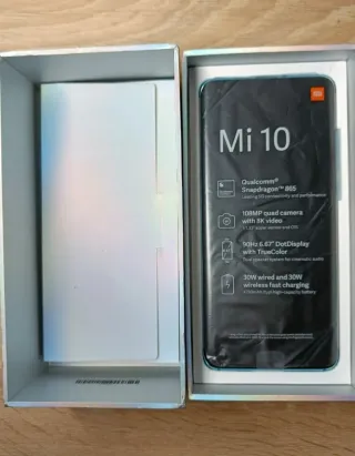 Xiaomi Mi 10 5G 108MP 6.67  Memoria 8/256 gb