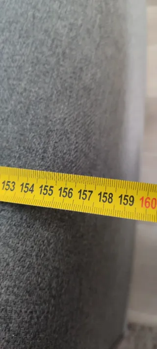 Sofá Cama Gris Tela Casi Nuevo