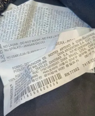 Minifalda Zara Patchwork Piel