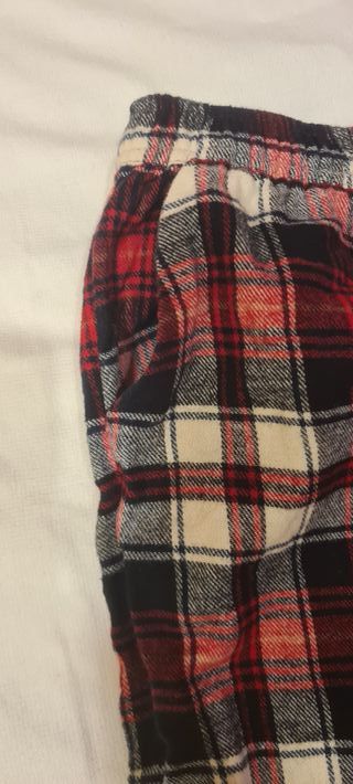 Pantalón de pijama Etam cuadros felpa