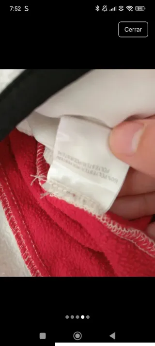 Polar Polar Dreams Talla M Blanco y Rojo