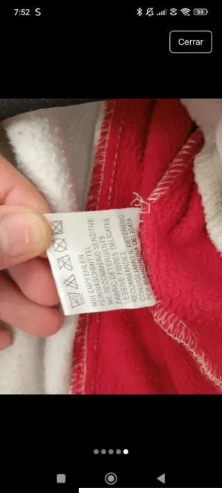 Polar Polar Dreams Talla M Blanco y Rojo