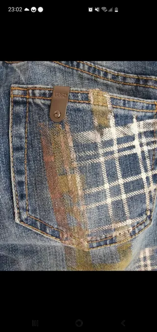 Pantalón vaquero Liu Jo azul con diseño
