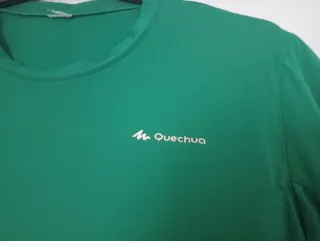 2€Camiseta verde QUECHUA Talla S