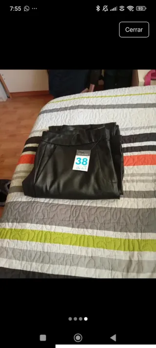 Pantalón cuero Primark Talla 38