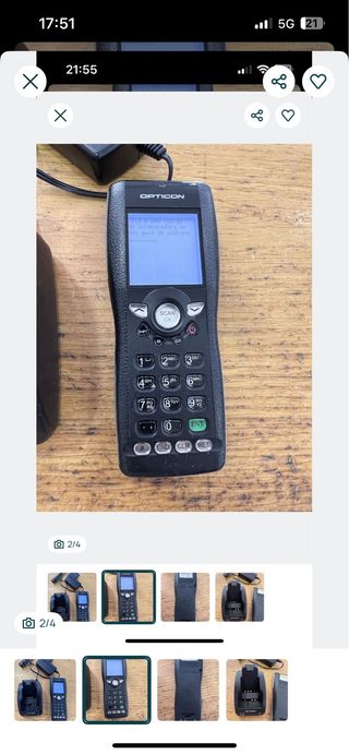 Terminal Opticon Scanner Código Barras OP