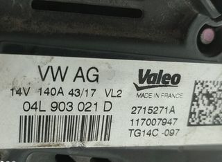 Volkswagen 04l903021d alternador golf vii 2004066