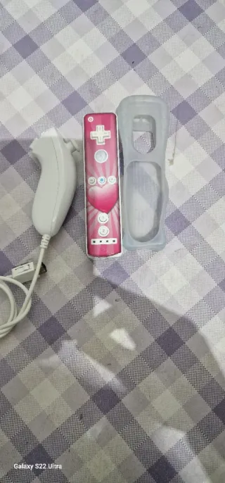 Nintendo Wii Telecomando + Nunchuk + Custodia