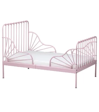 Cama infantil rosa Minnen + Somier. Cómo nueva!