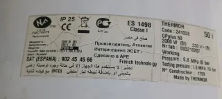 Termo eléctrico Thermor 50L