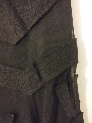 Gonna nera  elegante invernale nera Tg S