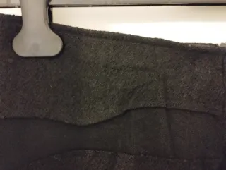 Gonna nera  elegante invernale nera Tg S