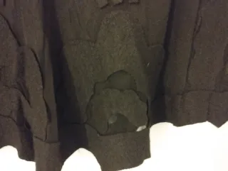 Gonna nera  elegante invernale nera Tg S