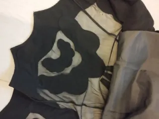 Gonna nera  elegante invernale nera Tg S