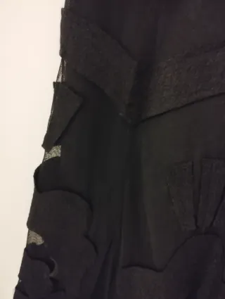 Gonna nera  elegante invernale nera Tg S