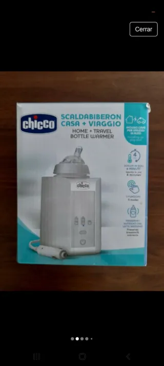 Calientabiberones Chicco Casa + Viaje