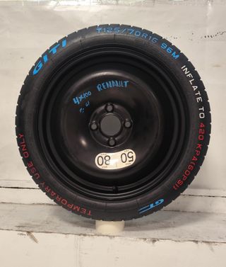 Llanta repuesto 16 pulgadas para Renault 4x100