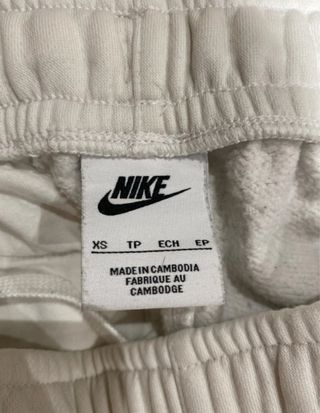 Pantalón chándal Nike blanco