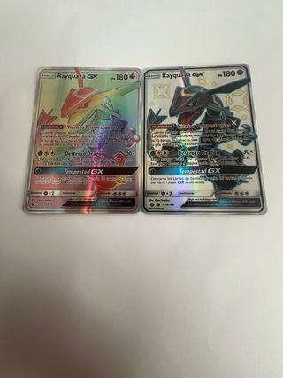 Rayquaza GX Cartas Pokémon Originales