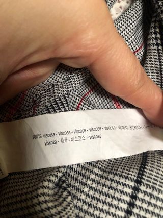 Camicia a quadri grigia con dettagli