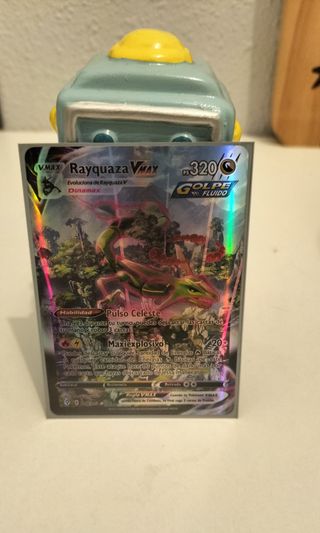 Carta Pokémon Rayquaza VMAX Golpe Fluido