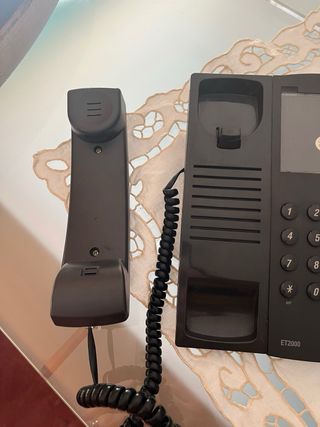 Telefone Fixo Preto ET2000