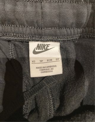 Pantalón chándal Nike negro