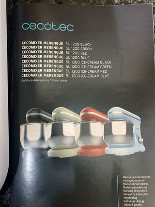 Amasadora Cecotec Azul