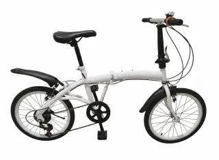 Bicicleta Plegable Blanca