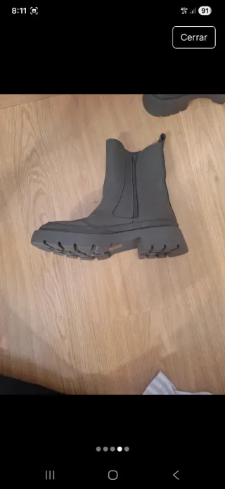 Botas Chelsea verde oliva (un solo uso)