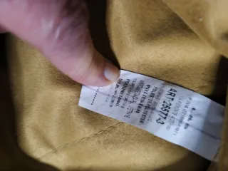 Chaqueta efecto piel L&S beige