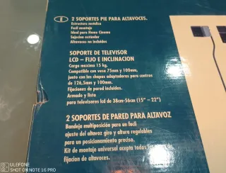 Soportes para altavoces BOPE nuevos