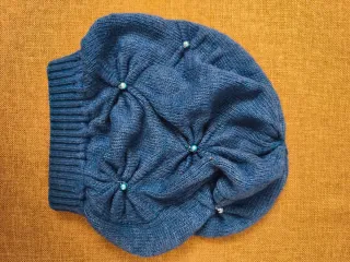 Cappello invernale lana donna blu/azzurro