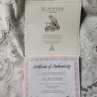 Royal Doulton The Potter Old Country Crafts