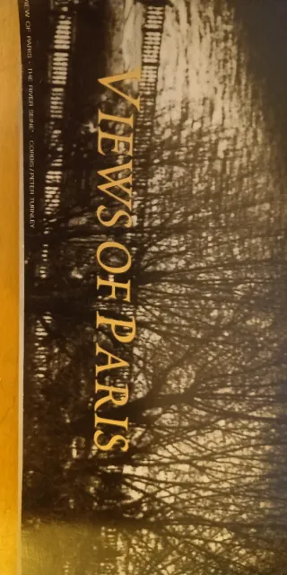 Póster Fotografía Blanco y Negro Sena París